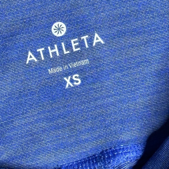 Athleta Stretchy Blue Leggings XS - Picture 3 of 7